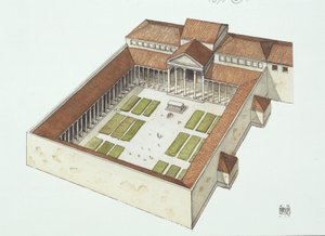 Rekonstruiertes Forum, gebaut von Titus Flavius Vespasianus von School Italian