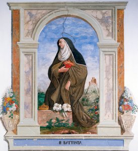 Darstellung von Camilla Battista da Varano (1458-1524) von School Italian