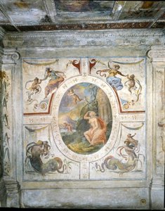 Wand im Badezimmer von Cosimo I de