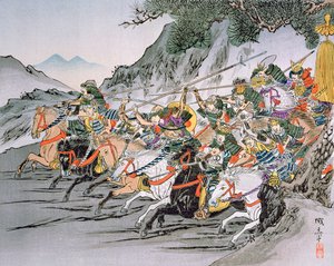 Schlacht am Shizugatake-Pass 1583 von School Japanese