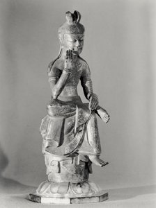 Bodhisattva in meditativer Pose, ca. 645-794 von Japanese School