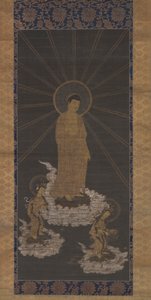 Abstieg von Amida, oder Raigo, Muromachi-Periode ca. 1333-1568