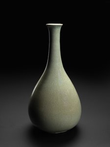 Celadon-Flasche, spätes 11. bis frühes 12. Jahrhundert