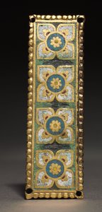 Plakette, wahrscheinlich von einem Reliquienschrein, ca. 1200-1250 von School Mosan