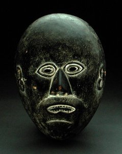 Maske, möglicherweise Gorong-Kultur, Nepal von School Nepalese