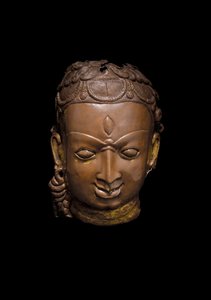 Repoussé-Maske von Shiva, ca. 11. Jahrhundert