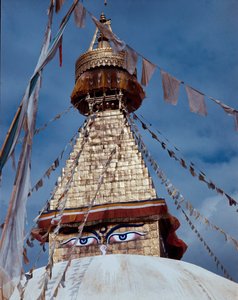Der buddhistische Stupa, 8. Jahrhundert