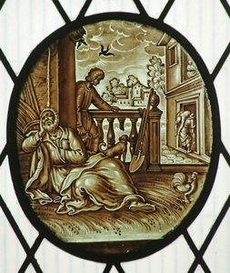 18600 (Buntglas) von School Netherlandish