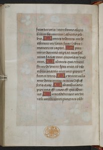Könige 9, f.232v, Stundenbuch, Gebrauch von Sarum (