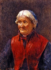 Eine ältere Frau von School Newlyn