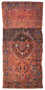 Medallion-Teppich, wahrscheinlich persisches Kurdistan, spätes 17. oder frühes 18. Jahrhundert