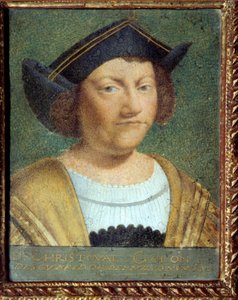 Porträt des Seefahrers Christoph Kolumbus (1451-1506)