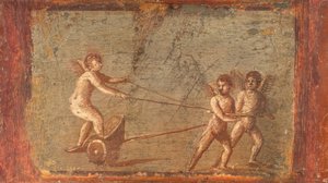 Amor in einem Wagen, Herculaneum