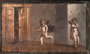 Cupidos spielen Verstecken, Herculaneum