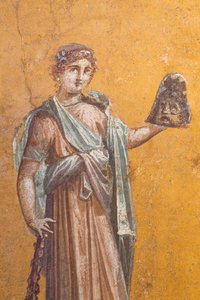Melpomene, Pompeji von School Roman