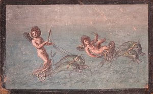 Laufende Putten, Herculaneum von School Roman