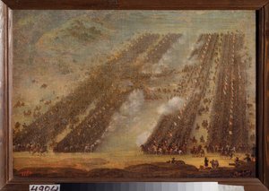 Die Schlacht von Poltawa am 8. Juli 1709 von School Russian
