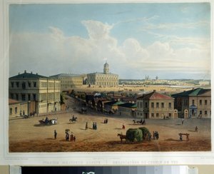 Der Moskauer Bahnhof von School Russian