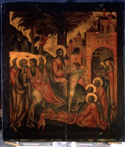 Der Einzug Christi in Jerusalem von School Russian