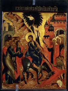 Der Einzug Christi in Jerusalem von School Russian