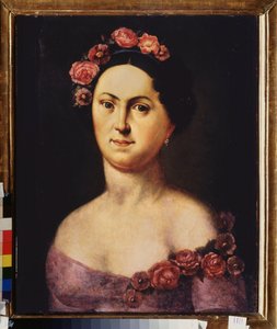 Porträt der Ballerina Avdotia Istomina als Flora