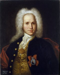 Porträt des Wissenschaftlers, Militäringenieurs und Erfinders Andrey Nartov
