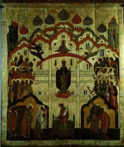 Die Fürbitte, aus der Kirche der Fürbitte in Karelien von School Russian