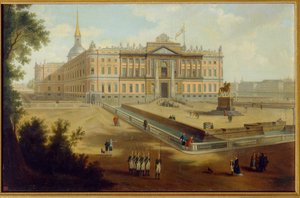 Blick auf den Michaelspalast in Sankt Petersburg