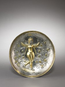 Schale: Die Göttin Anahita, 400-600 von School Sasanian