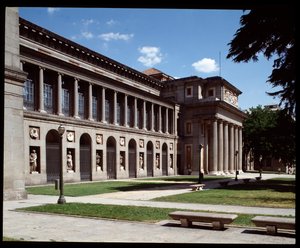 Blick auf das Prado-Museum (Fotografie)