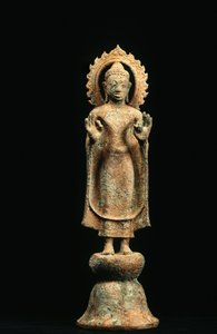 Buddha, Davaravati-Periode (Bronze)