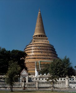 Ansicht des buddhistischen Tempels