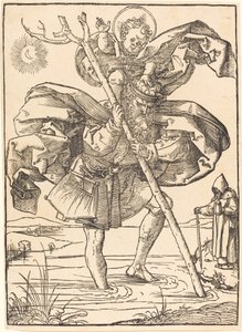 Heiliger Christophorus von School of Albrecht Dürer