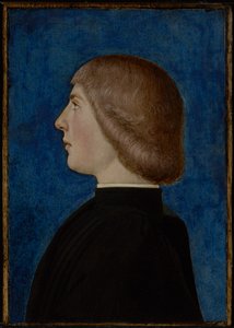 Porträt eines jungen Mannes, zweite Hälfte des 15. Jahrhunderts von School of Ferrare