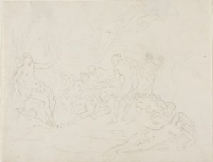 Diana und Kallisto von School of Nicolas Poussin