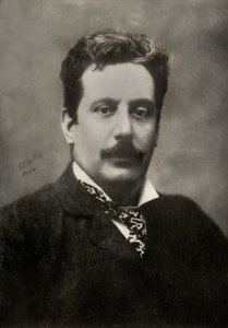 Porträt des italienischen Komponisten Giacomo Puccini von Scintto