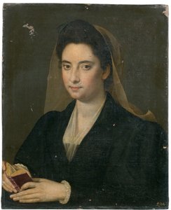 Porträt einer Dame mit einem Buch (