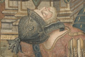 Il Gonfalone di Milano, Detail von Scipione and Posterla Camillo da Delfinone