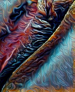 Blaue Träne, 2021 von Scott J. Davis