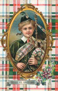 Britische Neujahrskarte