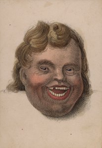 Gesicht eines lachenden Mannes