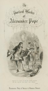 Szene aus The Rape of the Lock von Alexander Pope von Scottish School