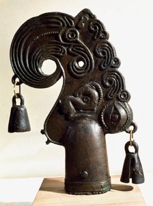 Skythische Kunst: Bronzespeer mit fantastischem Tierdekor. Aus Ulski (Kuban), Nordkaukasus in Russland, 4. Jahrhundert v. Chr. Höhe: 28 cm. Eremitage-Museum Sankt Petersburg von Scythian