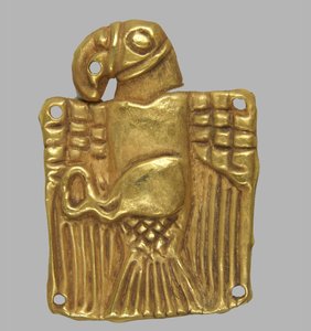 Goldplakette in Form eines Adlers, 5. Jahrhundert v. Chr.