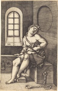 Cleopatra sitzt