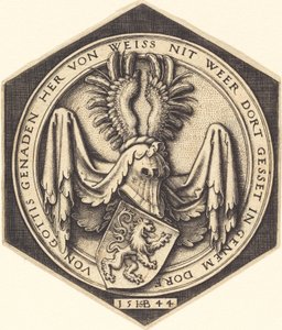 Wappen mit einem Löwen