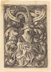 Wappen mit einem Adler von Sebald Beham