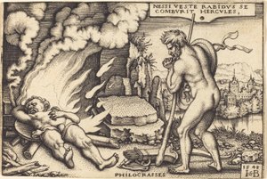 Tod des Herkules von Sebald Beham