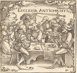 Ecclesia Antichristi von Sebald Beham