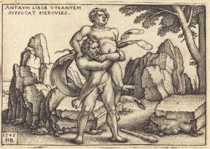 Herkules tötet Anthaeus